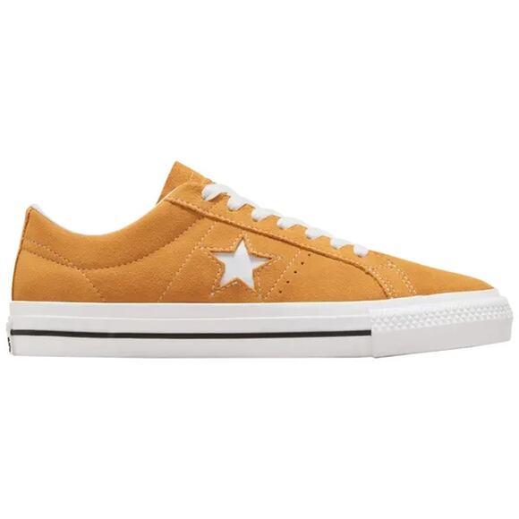 Converse Other - NEW Converse One Star Pro Ox Suede Sunflower Gold Wheat White Shoes Men Size 7